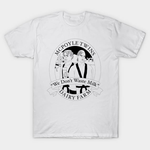 McPoyle Twins Dairy Farm T-Shirt by motelgemini